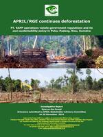 APRIL/RGE Continues Deforestation Brochure