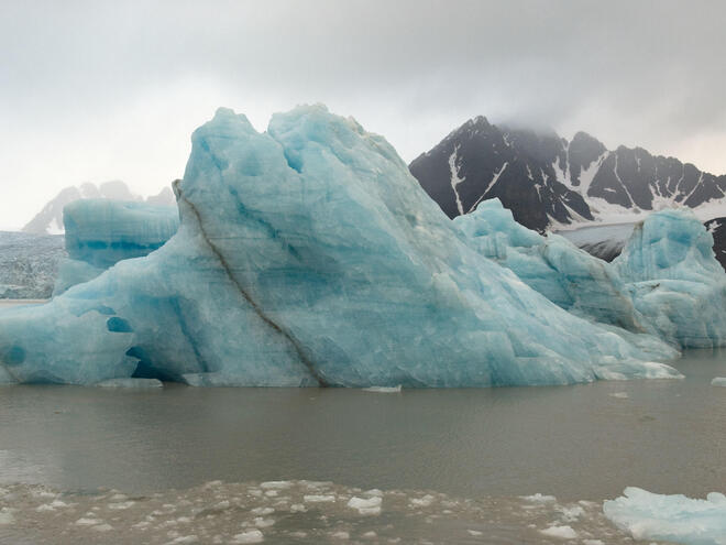 Icebergs in Norway