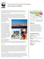 The Sacred Himalayan Landscape  Brochure
