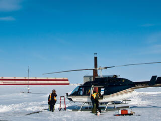 helicopter in alaska