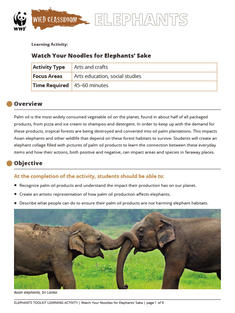 Wild Classroom Elephant Arts Education Activity Preview Page
