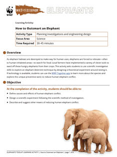 Wild Classroom Elephant Science Activity Preview Page