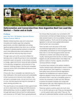 Deforestation and Conversion-Free: How Argentine Beef Can Lead the  Market — Faster and at Scale Brochure
